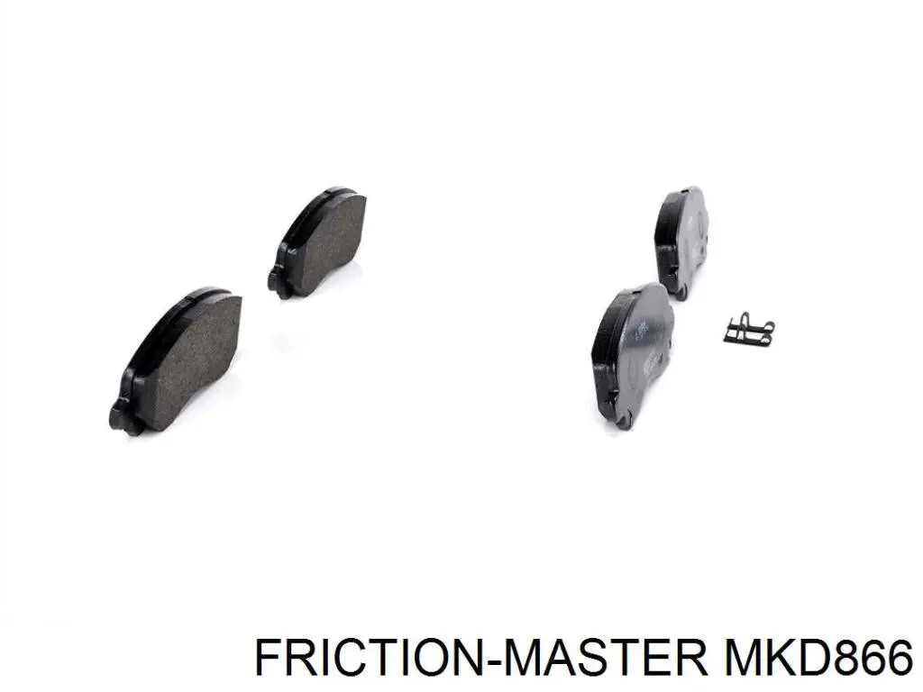 MKD866 Friction Master Передні гальмівні колодки