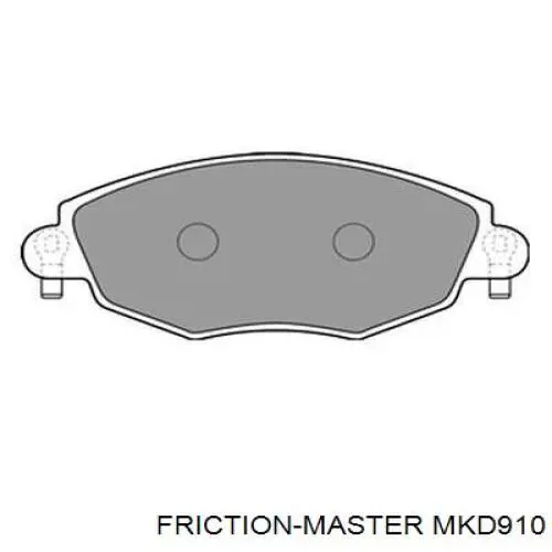 Передні тормозні колодки MKD910 Friction Master