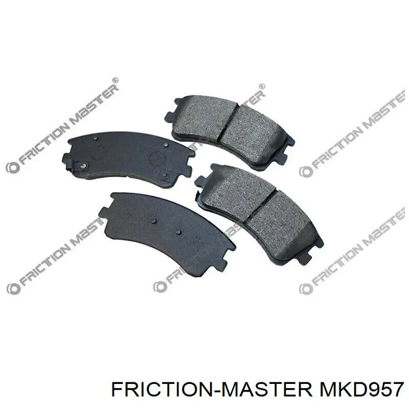 Купити MKD957 Friction Master Колодки гальмівні передні, дискові