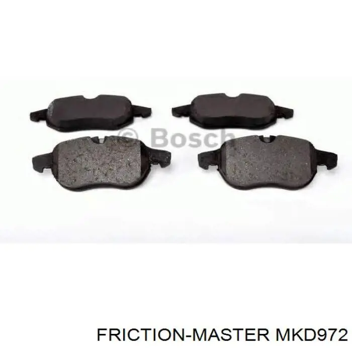 Купити MKD972 Friction Master Колодки гальмівні передні, дискові