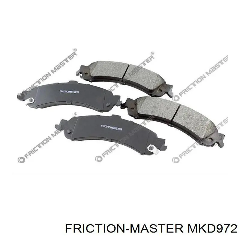 MKD972 Friction Master колодки гальмівні передні, дискові