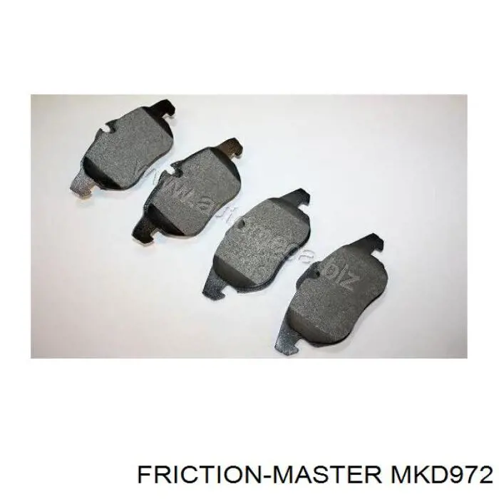 MKD972 Friction Master Передні гальмівні колодки