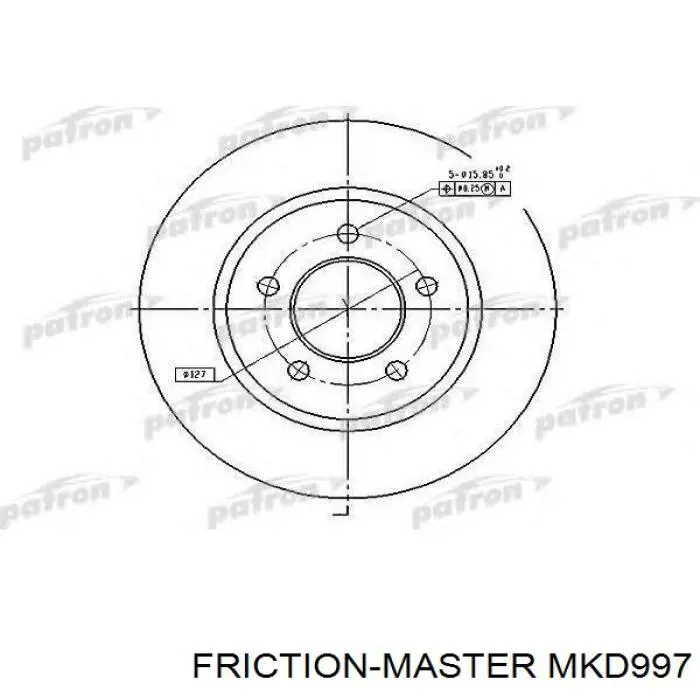 MKD997 Friction Master Передні гальмівні колодки