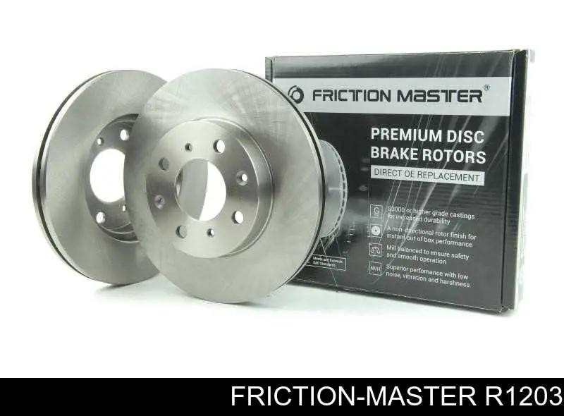 R1203 Friction Master диск гальмівний задній