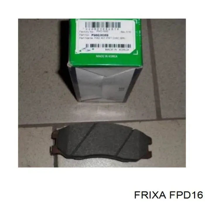 FPD16 Hankook Frixa колодки гальмівні передні, дискові