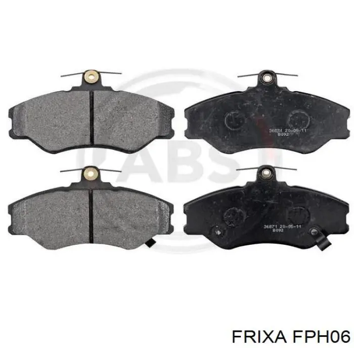 FPH06 Hankook Frixa колодки гальмівні передні, дискові