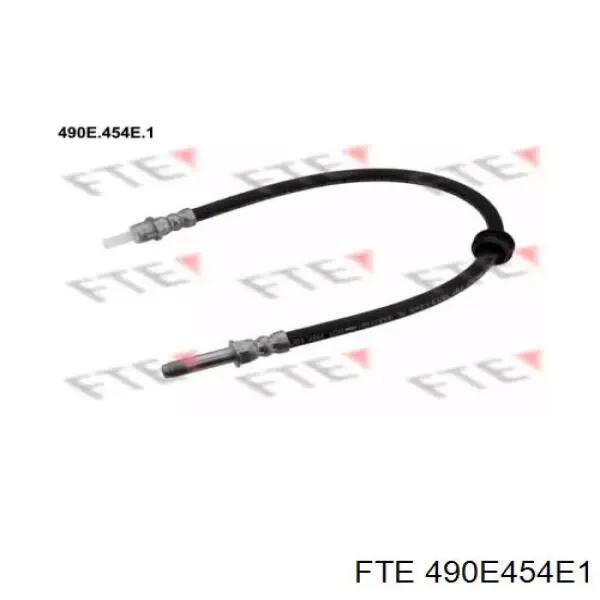A639428133564 Mercedes Гнучка гальмівна трубка передня