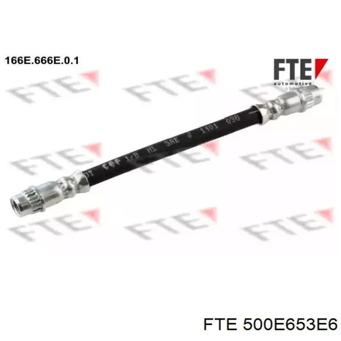 Шланг гальмівний задній FTE 500E653E6 ціна, від 8.41 USD
