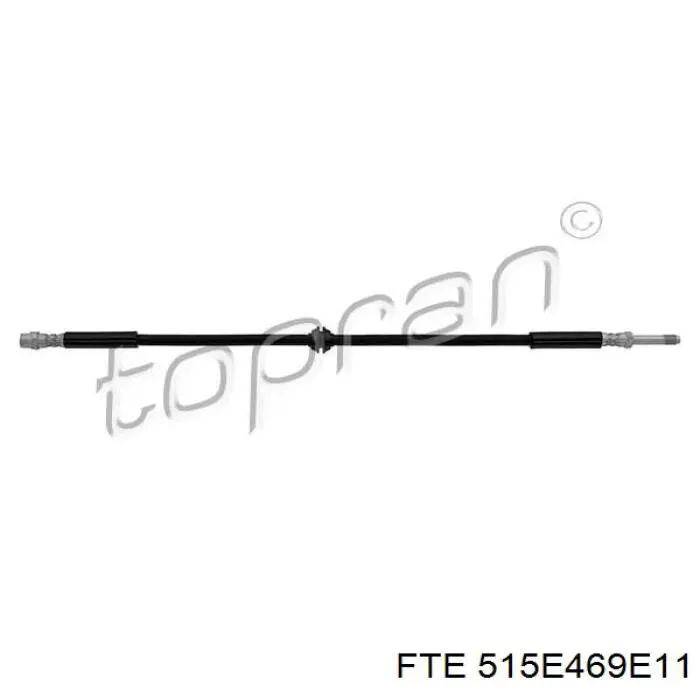 Шланг гальмівний передній FTE 515E469E11 ціна, від 6.94 USD