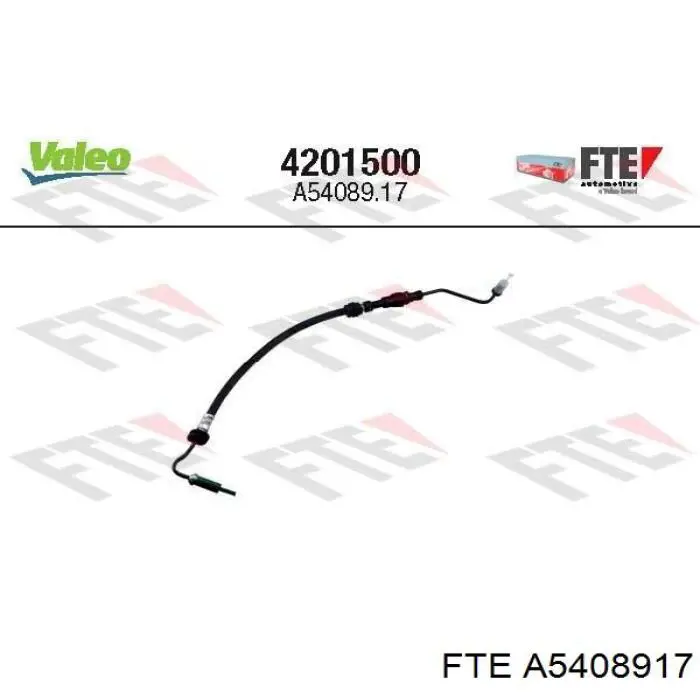 Шланг зчеплення FTE A5408917 ціна, від 66.65 USD
