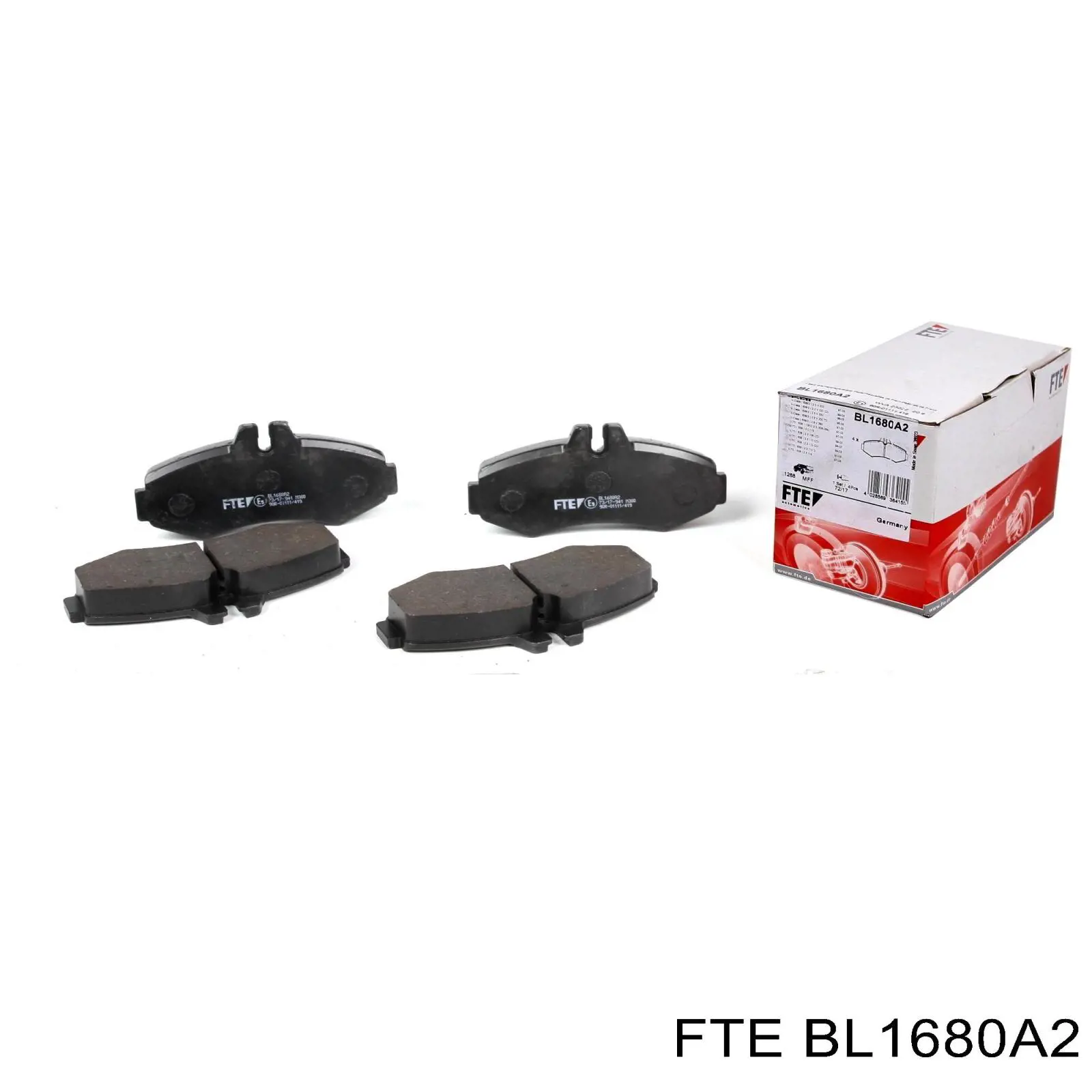Тормозні колодки FTE BL1680A2