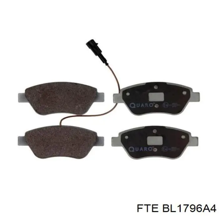 Тормозні колодки FTE BL1796A4