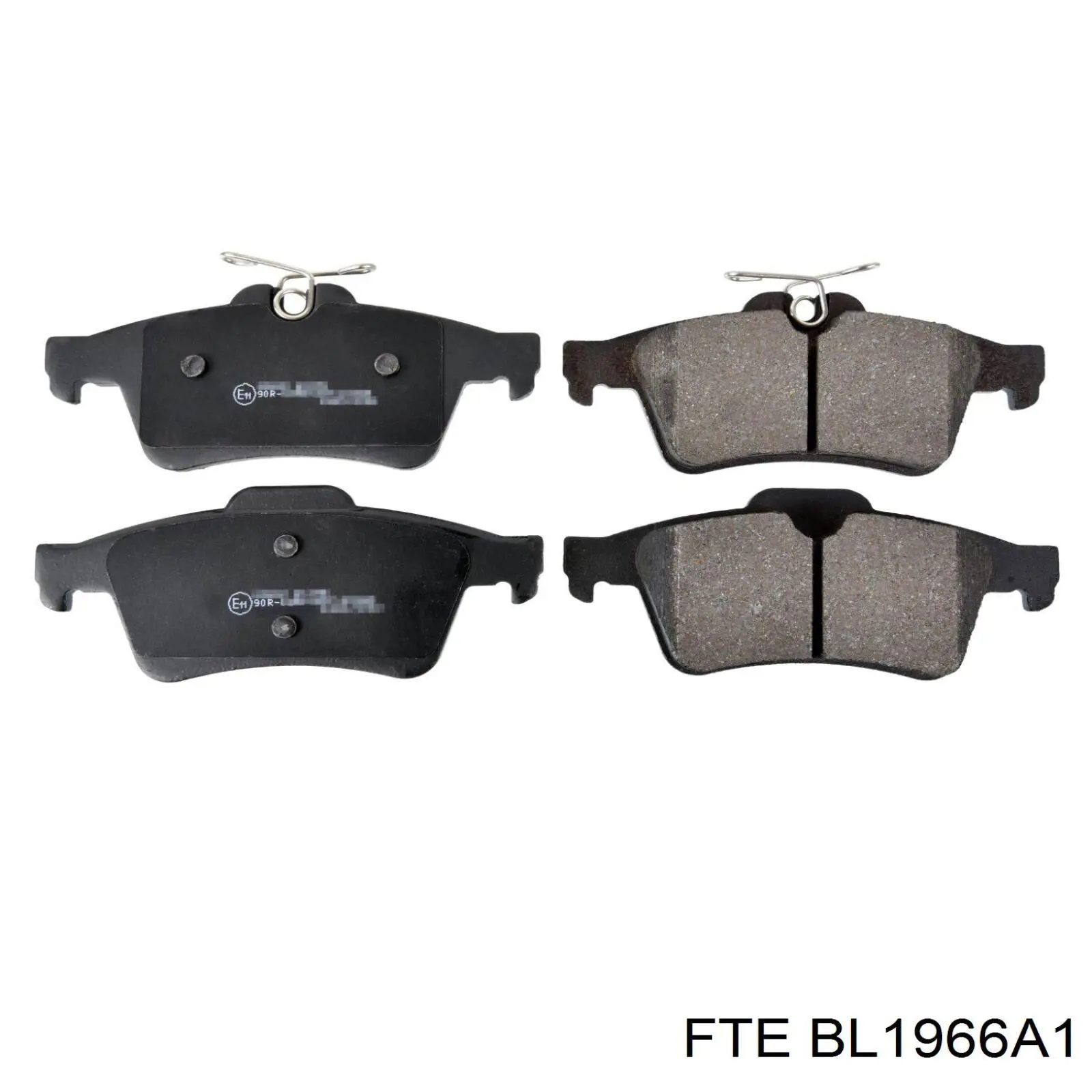 BL1966A1 FTE колодки гальмові задні, дискові