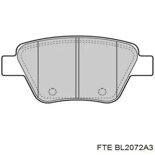 Задні гальмівні колодки FTE BL2072A3 ціна, від 16.63 USD