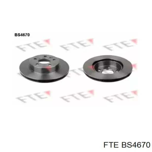 BS4670 FTE Гальмо дискове переднє