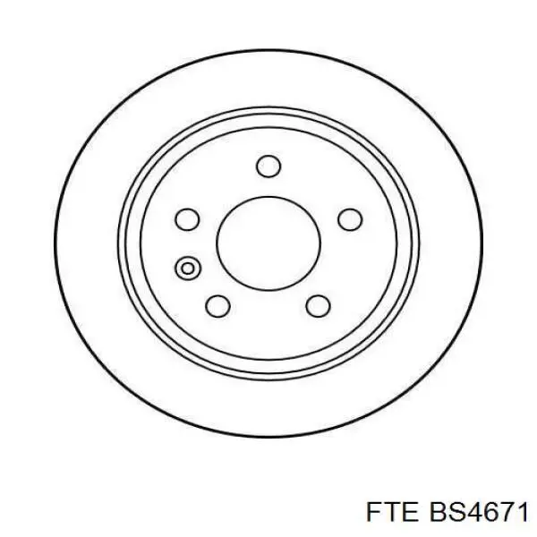 BS4671 FTE Дискові гальма