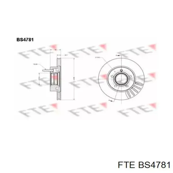 4146037 Ford Гальмо дискове переднє