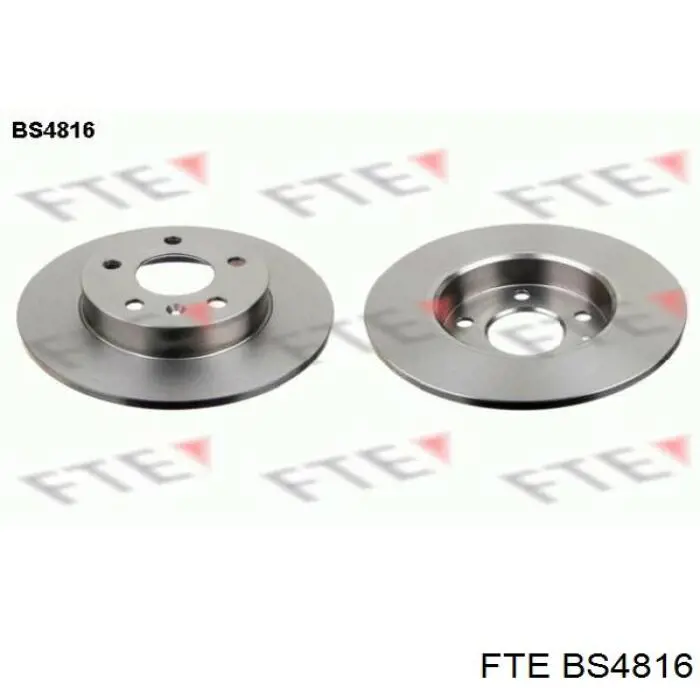 BS4816 FTE диск гальмівний задній