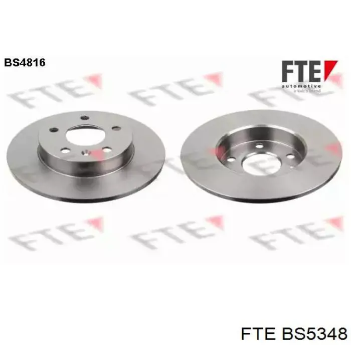 Диск гальмівний задній FTE BS5348