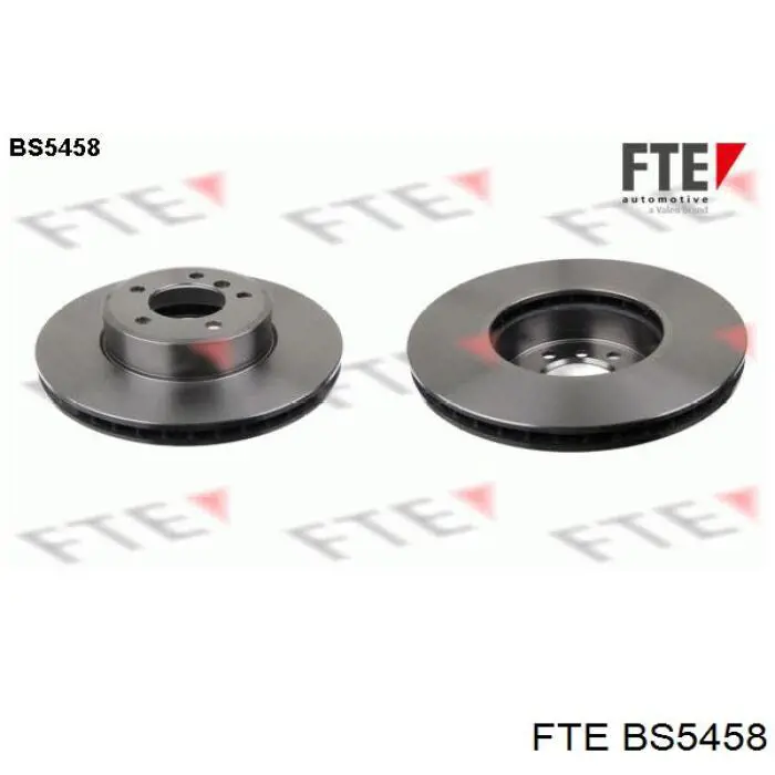 BS5458 FTE диск гальмівний передній