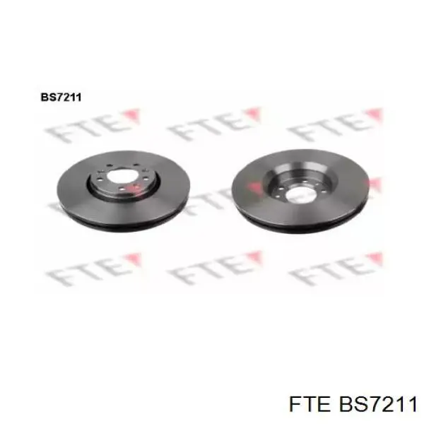 BS7211 FTE диск гальмівний передній