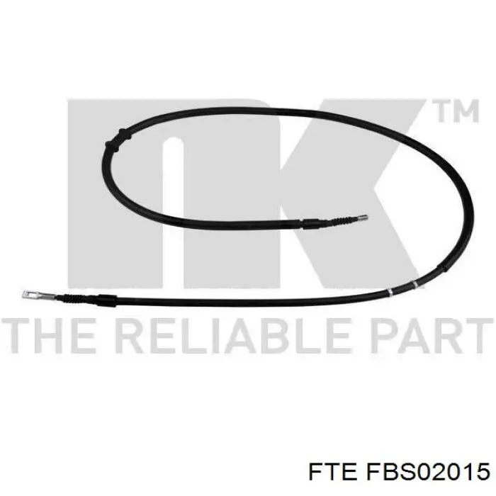 Трос ручного гальма задній, правий/лівий FBS02015 FTE