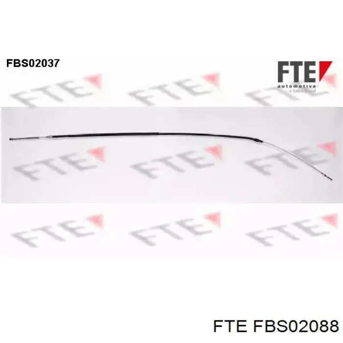 Трос ручного гальма задній, правий/лівий FBS02088 FTE