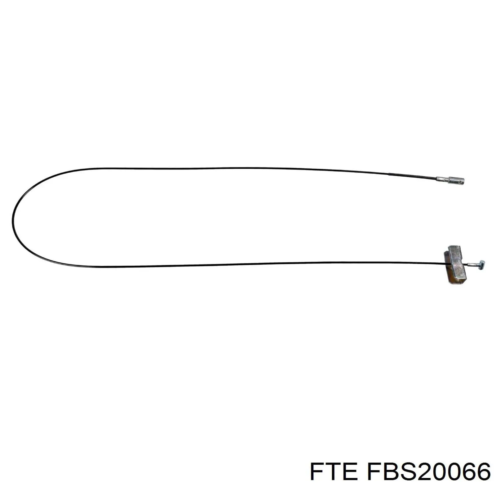 Купити FBS20066 FTE Трос ручного гальма, проміжний