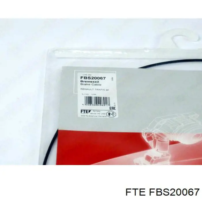 FBS20067 FTE Трос стоянкового гальма проміжний