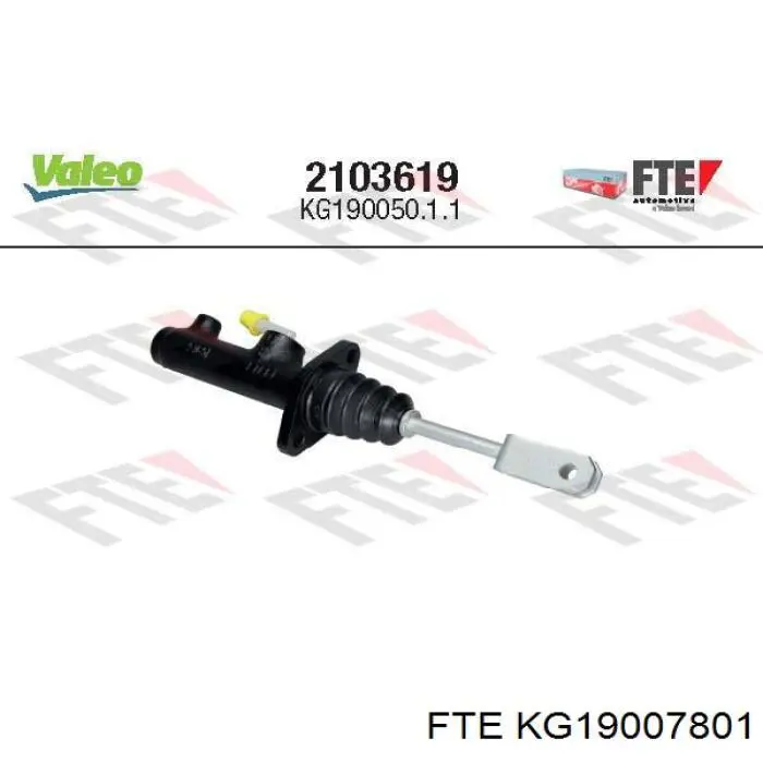 KG19007801 FTE Циліндр зчеплення, головний