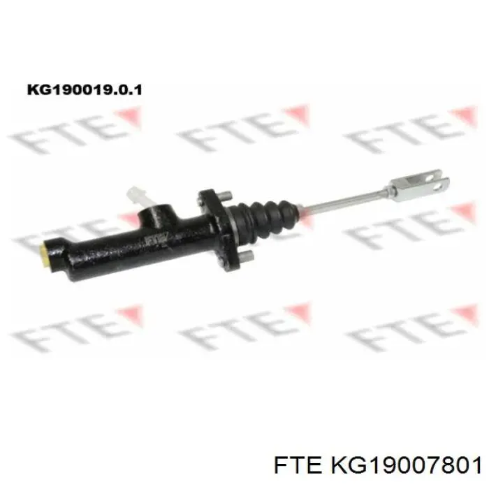 Головний циліндр зчеплення KG19007801 FTE