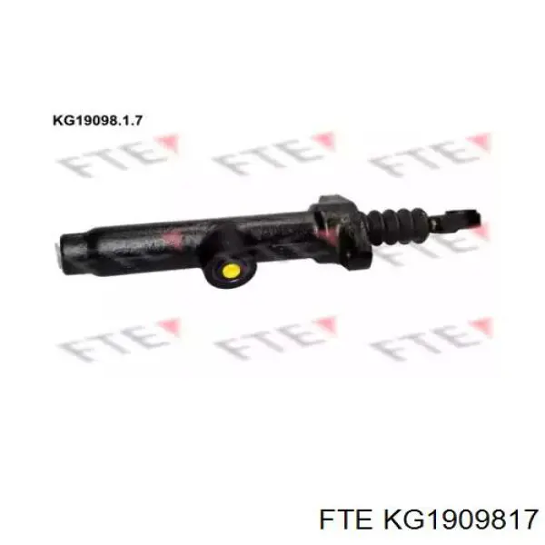 Головний циліндр зчеплення KG1909817 FTE