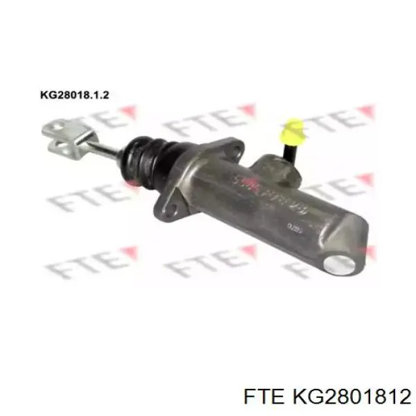 Головний циліндр зчеплення KG2801812 FTE