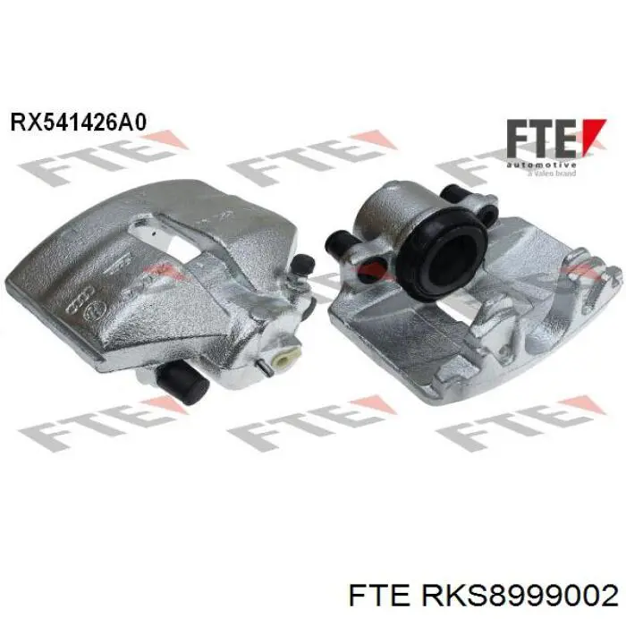 Ремкомплект супорту гальмівного переднього RKS8999002 FTE