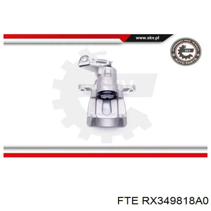 RX349818A0 FTE Супорт гальмівний задній правий