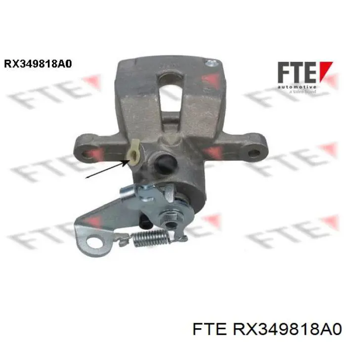 RX349818A0 FTE Супорт гальмівний задній правий