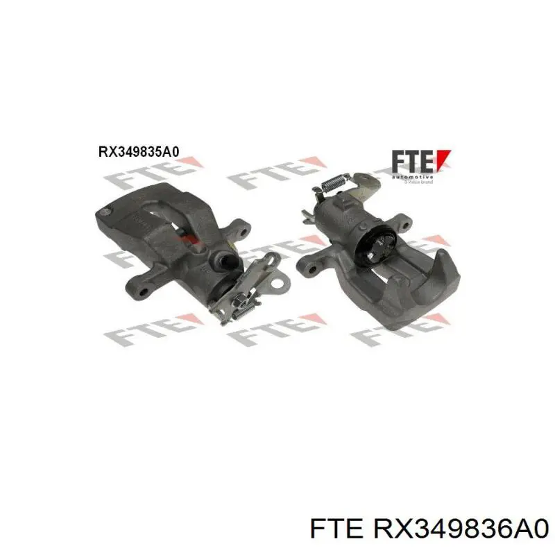 Супорт гальмівний задній правий FTE RX349836A0