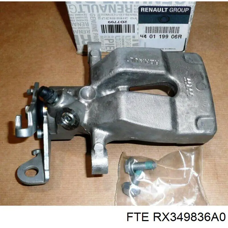 RX349836A0 FTE Супорт гальмівний задній правий