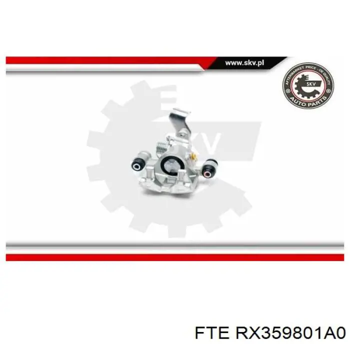 Задній гальмівний супорт лівий FTE RX359801A0