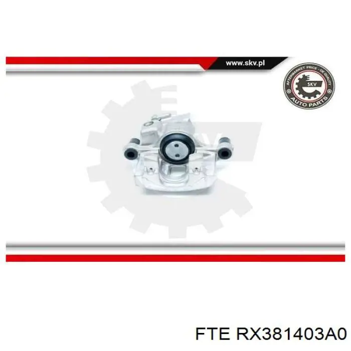 RX381403A0 FTE Супорт гальмівний задній правий