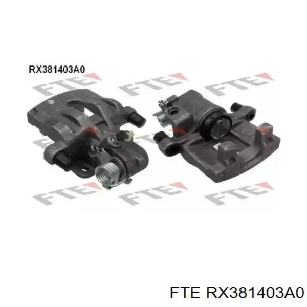 Супорт гальмівний задній правий FTE RX381403A0 ціна, від 67.33 USD
