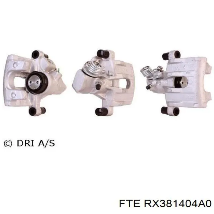 Супорт гальмівний задній правий FTE RX381404A0