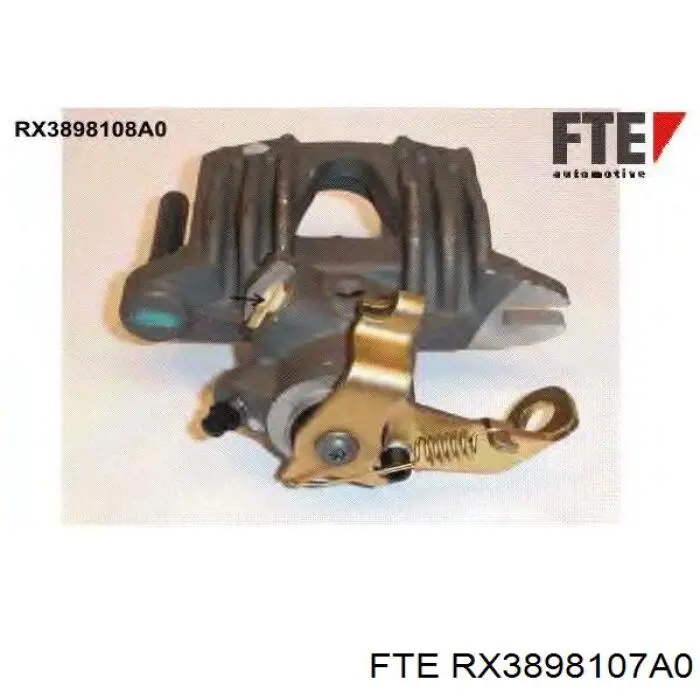 Супорт гальмівний задній лівий FTE RX3898107A0 ціна, від 66.96 USD