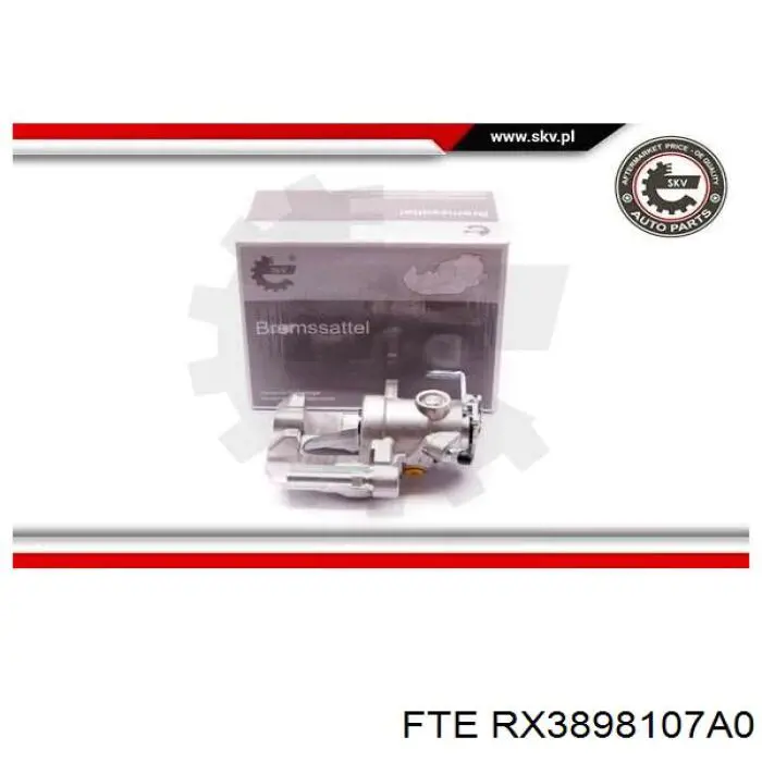 Супорт гальмівний задній лівий FTE RX3898107A0 ціна, від 66.96 USD