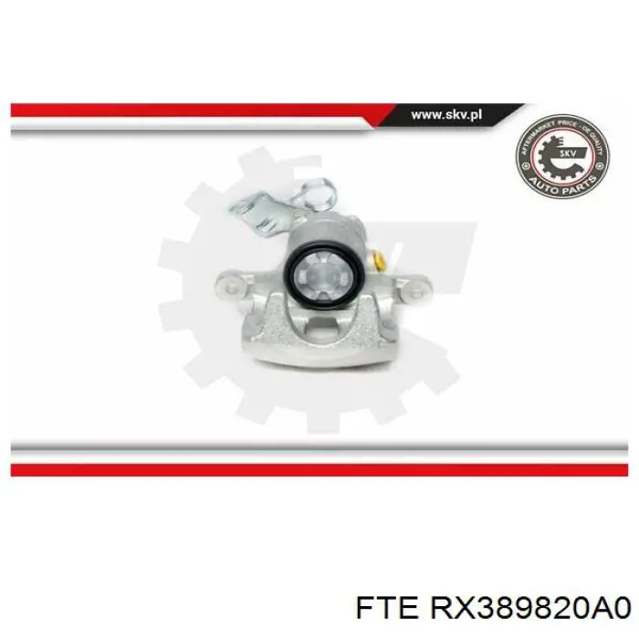 Задній гальмівний супорт лівий FTE RX389820A0