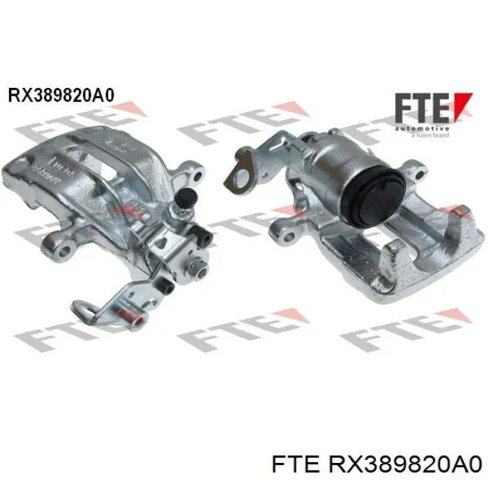 RX389820A0 FTE Супорт гальмівний задній лівий