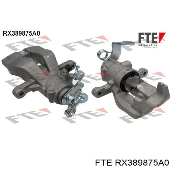 RX389875A0 FTE Супорт гальмівний задній лівий