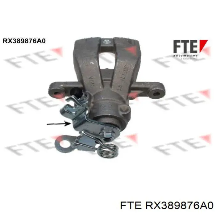 Купити B190012R Denckermann Супорт задній правий