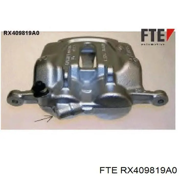 Супорт гальмівний передній лівий FTE RX409819A0 ціна, від 51.76 USD