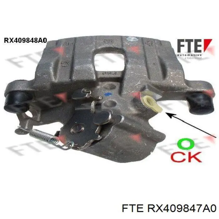 Купити 820421 Maxgear Супорт задній лівий